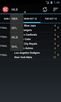 ScoreCenter Livescore游戲截圖1