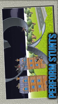Stunt Bike Impossible : Tricky Tracks游戲截圖3