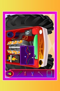 Monster Truck : Mechanic Shop游戲截圖4