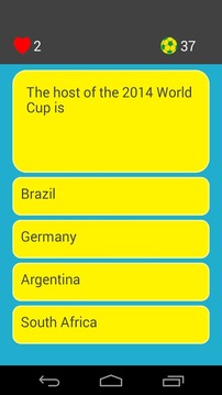 2014 World Cup Quiz游戲截圖3