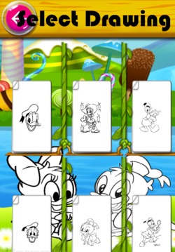Coloring Duck and Friends游戲截圖1