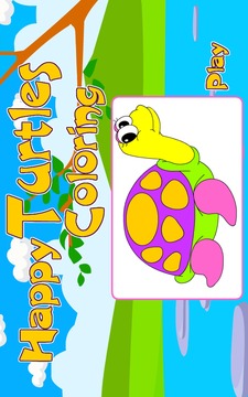 Coloring Happy Turtles游戲截圖4
