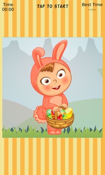 Easter Bunny Sliding Puzzle游戲截圖5