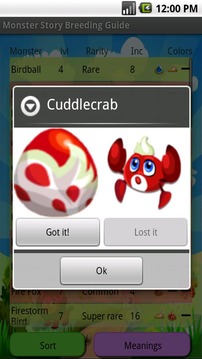 Monster Story Breeding Guide游戲截圖3