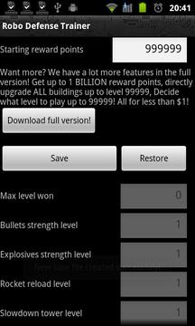 Robo Defense Trainer Lite!游戲截圖1