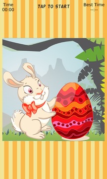 Easter Bunny Sliding Puzzle游戲截圖1