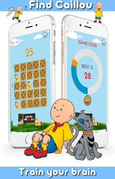 Find Caillou Memory Games For Kids游戏截图3