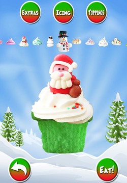 Christmas Cupcakes Maker FREE游戲截圖3