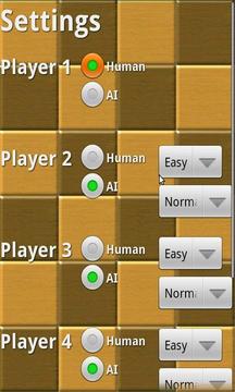 Checkers for 4 FREE游戲截圖2