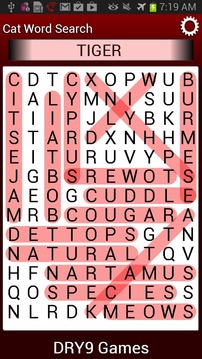 Cat Word Search游戲截圖2