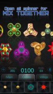 Fidget Spinner- Neon vs Lava spinning游戲截圖5
