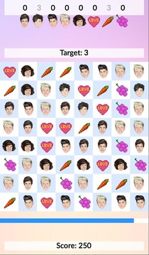Match Three One Direction Game游戲截圖4