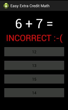 Easy Extra Credit Math游戲截圖2