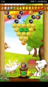 Snoopy Farm Bubble Pop游戲截圖1