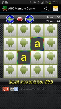 ABC Memory Game游戲截圖2