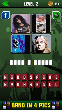 4 Pics 1 Band游戲截圖2
