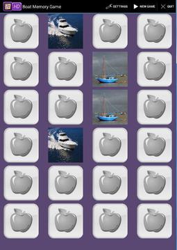 Boat Memory Game游戲截圖2