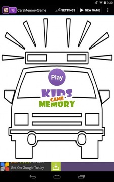 Cars Memory Game For Kids游戲截圖3