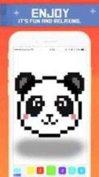 PixartPanda | Color by pixel Number book Panda art游戲截圖3