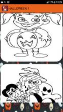 Happy Halloween Coloring Book游戲截圖3