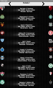 Tabela Futebol Brasil 2015游戲截圖2