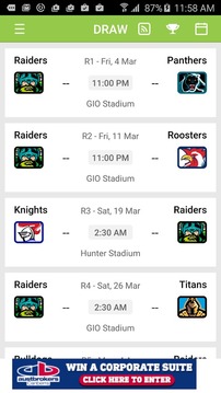 Canberra Raiders游戲截圖5