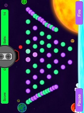 Space Ponggle- Super Glow Ball游戲截圖1