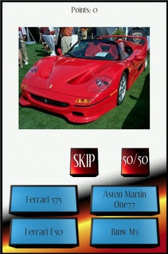 Sports Car Picture Quiz游戲截圖3