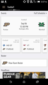 PurdueSports.com Gameday LIVE游戲截圖2