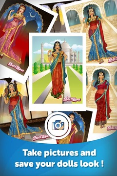 Indian Bride Dress Up Makeover游戲截圖3