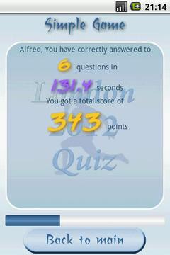 London 2012 Quiz游戲截圖4