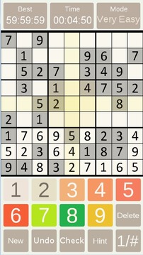 Sudoku GDX free游戲截圖2