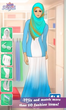 Hijab Fashion Game游戲截圖4