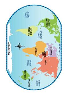 Geography - World continents游戲截圖2