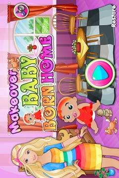 Makeover Baby Born Home游戲截圖1