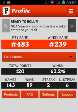 Fantasy Basketball PickEm游戲截圖1
