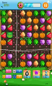 Pig collision fruit游戲截圖1
