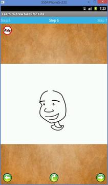 Learn to draw faces for Kids游戲截圖2