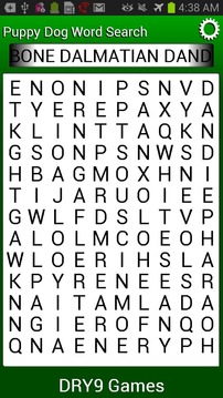 Puppy Dog Word Search游戲截圖1