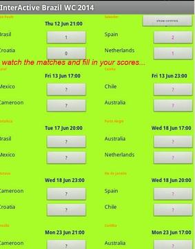 INTERACTIVE BRAZIL WC 2014游戲截圖3