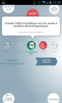 Qui propose quoi (Libération)游戲截圖2