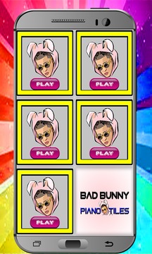Bad Bunny Piano Tiles - Pro游戲截圖4