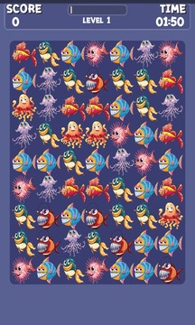 Match 3 Fish Games游戲截圖1