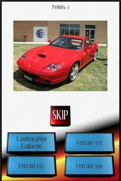 Sports Car Picture Quiz游戲截圖5
