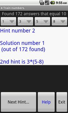 Train Game Solver (4 numbers)游戲截圖2