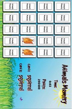 Animals Memory游戲截圖2
