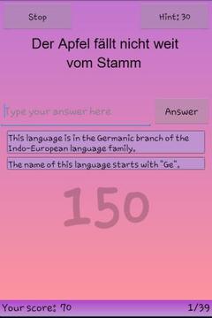 Language quiz游戲截圖2