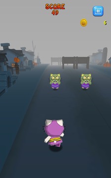 Ninja Animal Runner -Halloween游戲截圖5