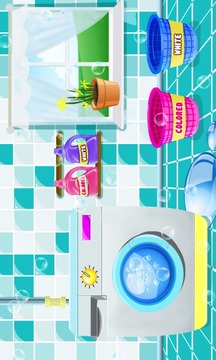 Kids Laundry Wash & Clean Up游戲截圖4