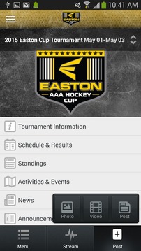Easton Cup Tournament App游戲截圖4